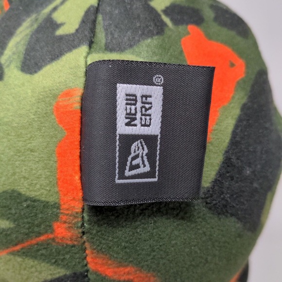 New Era Men's Knit Camo Beanie Hat Multicolor 100% Acrylic Bauer Reversible - Picture 13 of 15